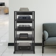 thumbnail image 3 of 5-Tier AV Media Stand Rack Tall Heavy Duty Audio-Video Media Stand 40-50kg Load, 3 of 16