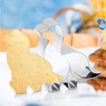 thumbnail image 1 of Cortador de fondant BuyWeek juego de 11 cortadores de dinosaurios de acero inoxidable, 1 of 8