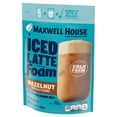 Maxwell House Iced Hazelnut Latte with Foam Instant Coffee Drink Mix, 5
