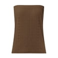 thumbnail image 4 of Womens Strapless Bandeau Tank Top Casual Summer Sleeveless Tube Top Plus Size Going Out Top Sexy Camisole Top Cute Y2K Shirt, Limited Time Offer, Under 10 Dollars, 4 of 5