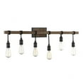 thumbnail image 4 of 6 Light Bath Bar-Industrial Style with Farmhouse and Rustic Inspirations-10.25 inches Tall By 39 inches Wide Bailey Street Home 159-Bel-2749735, 4 of 5