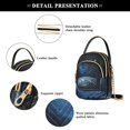 thumbnail image 4 of FORMRS Crossbody Bag for Women Quilted Travel Shoulder Cell Phone Purse with Chain Strap Handbag, Window Earth, 4 of 7
