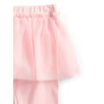 thumbnail image 3 of Wonder Nation Baby Girls' Bodysuit and Tulle Skeggings Set, 2-Piece, Sizes 0/3M-24M, 3 of 3