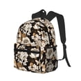 thumbnail image 2 of Haiem Retro Hydrangeas Lightweight Backpack for School, Classic Basic Water Resistant Casual Daypack for Travel with Bottle Side Pockets, 2 of 7