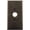 Medium Bronze, variant on Emtek 2423TWB 4-1/2" Height Rectangular Style Bronze Lighted Doorbell Rosette From The
