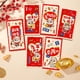 thumbnail image 4 of Juego de 6 Sobres Rojos Del Festival de Primavera | Diseño Del Año Del Caballo | Papel Artístico Grueso | Resistente Al Desgarro | Tinta Segura y No Tóxica | Ideal para Regalos Del Año Nuevo Lunar, p, 4 of 6