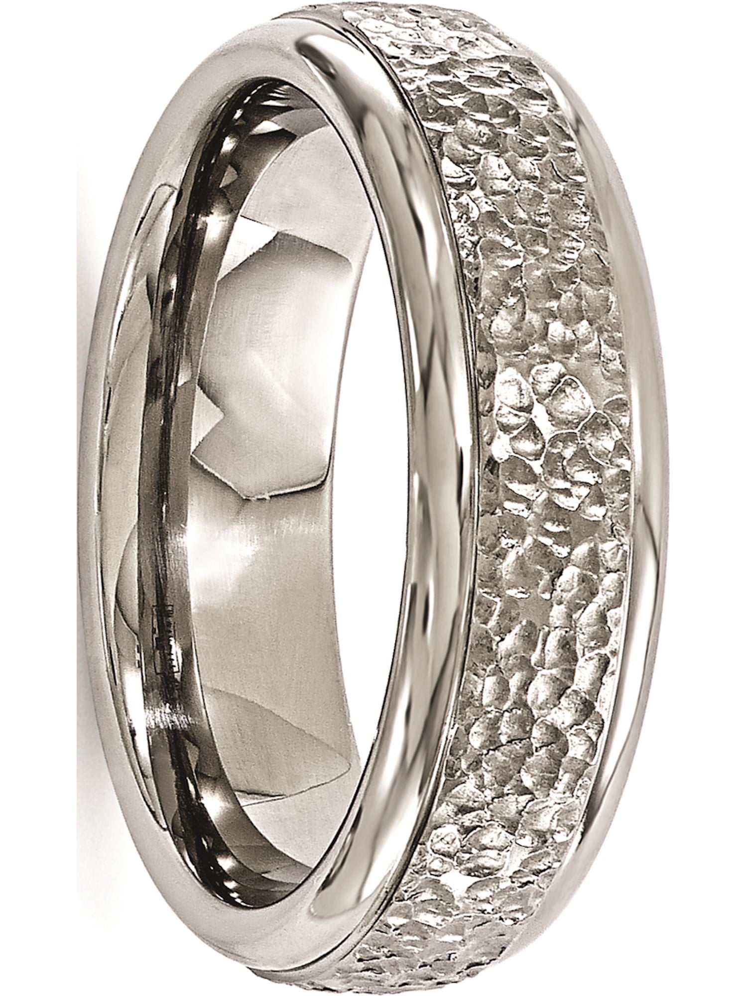 Size Titanium Jay Seiler Titanium Sterling Silver Inlay 6mm Brushed Band 10 Size Titanium Jay Seiler Titanium Sterling Silver Inlay 6mm Brushed Band 10