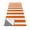 Multicolor, variant on Burnt Orange Striped Yoga Towel for Hot Yoga Non Slip, Thanksgiving Orange White Stripes Yoga Mat Towel Absorbent Yoga Sweat Towels Microfiber Hot Yoga Blanket for Bikram Pilates 26"x74"