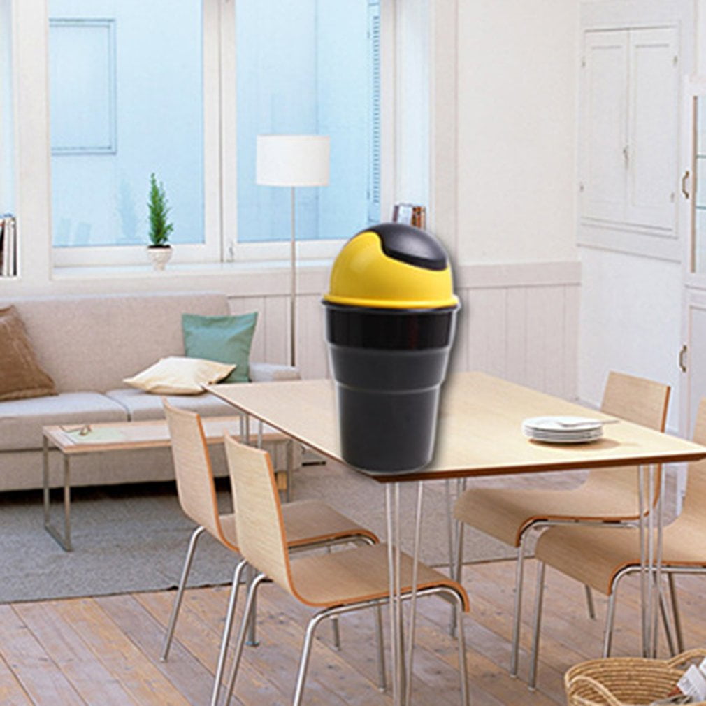 Universal Car Trash Bin Mini Garbage Can Durable Vehicle Rubbish Bin
