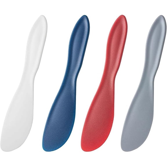 ZOURIH Multipurpose Kitchen Spreader for Butter,Peanut Butter & Jam,Small Dishwasher Safe Spreader Knives for Mess-Free Everyday Use,4 Colors