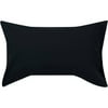 Mainstays 200 Thread Count Rich Black Body Pillowcase, 2 Count