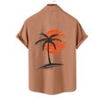 thumbnail image 6 of NuoCaiYun Shirts for Men Casual Short Sleeve Button Down Shirt Beach Vacation Summer Turndown Collar Tops with Pocket, 6 of 6
