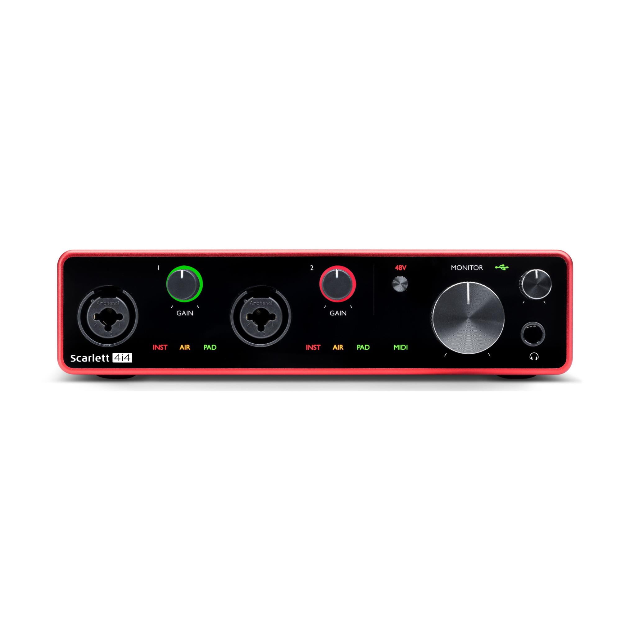 Bundle　Scarlett　USB　wi　4i4　Interface　Audio　3rd　4x4　Gen　AV周辺機器　大阪販売　Focusrite