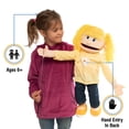 thumbnail image 5 of Katie, Peach Girl, Full Body, Ventriloquist Style Puppet, (25 Inches), 5 of 5