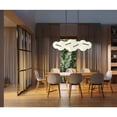 thumbnail image 2 of 47210-011 Eurofase Lighting Nuvola - 92W 2 LED Chandelier-17.5 Inches Tall and 9 Inches Wide-Gold Finish, 2 of 4