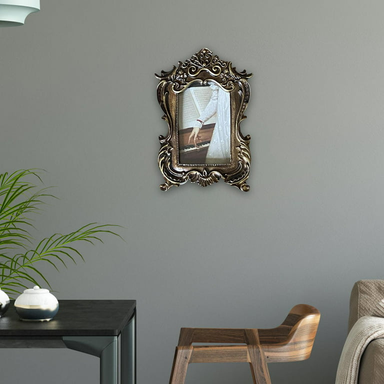 Photo Frame Picture Holder Embossed Frame Decoration for Hallway Living  Room