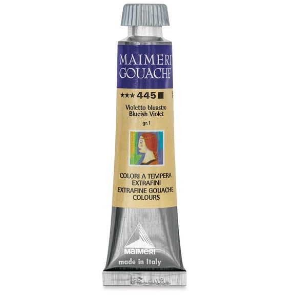 Maimeri Artist Gouache - Blueish Violet, 20 ml tube