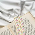 thumbnail image 6 of Kdxio Retro Colorful Butterfly Print Metal Tassel Bookmarks,Perfect Gift for Art Lovers and Bookworms Metal Bookmarks for Women, 6 of 8