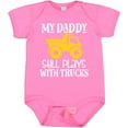thumbnail image 3 of Inktastic Construction My Daddy Still Plays with Trucks Boys or Girls Baby Bodysuit, 3 of 5