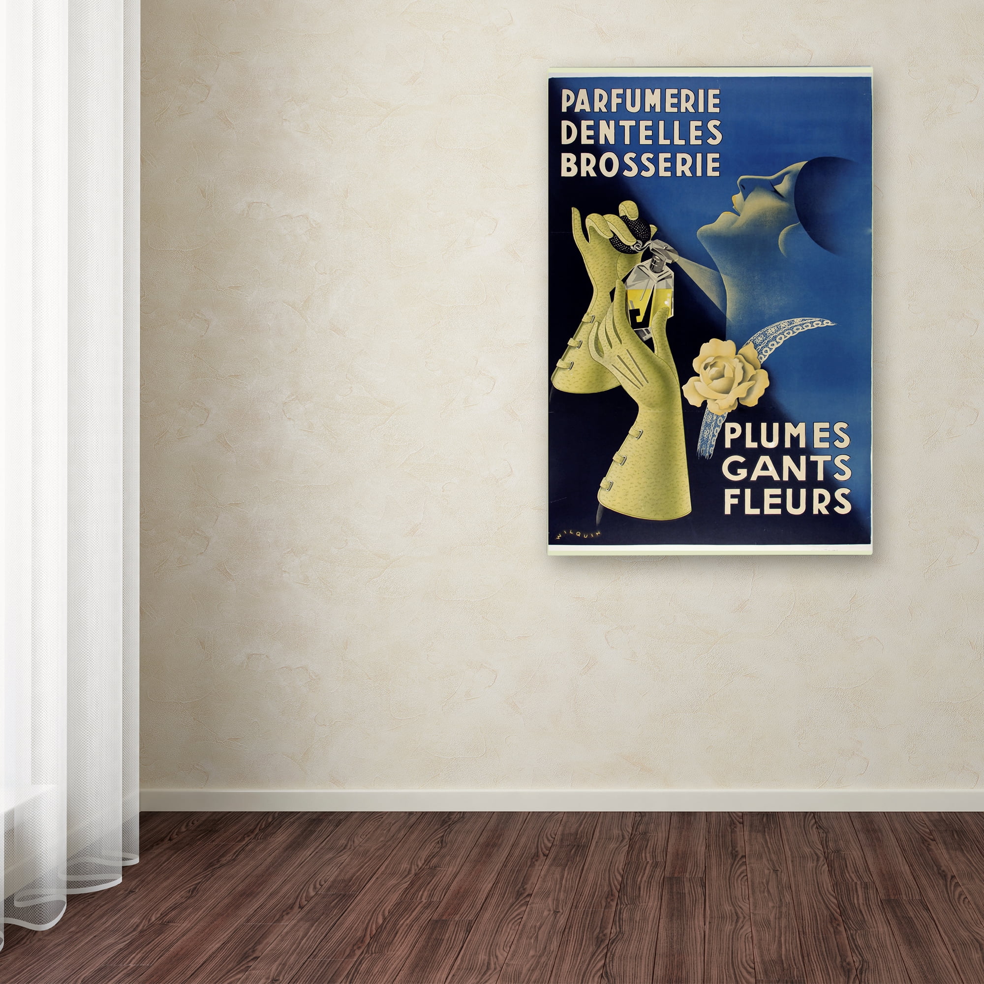 Trademark Fine Art 'Art Deco Gants Parfumerie' Canvas Art by Vintage Apple Collection