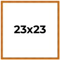 thumbnail image 2 of 23x23 Honey Brown Real Wood Picture Frame Width 0.75 inches | Interior Frame Depth 0.5 inches |, 2 of 8