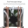 thumbnail image 3 of CPU Cooling Fan, CPU Cooler Quiet Operation 48CFM  for  Am2 AM4 AMD3 Luminous Version,Non Luminous Version, 3 of 8