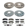 thumbnail image 2 of PowerStop Front and Rear Z23 Evolution Sport Carbon-Fiber Ceramic Brake Pad and Drilled & Slotted Rotor Kit Fits: FORD LINCOLN Select Models K8803, 2 of 7