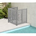 thumbnail image 4 of MEDERLO 3-Panel Outdoor Air Conditioner Fence Screen, Outside Wood Privacy Fence, 32" W x 38" H, 4 of 9