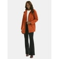 thumbnail image 2 of Time and Tru Women's Lightweight Anorak Jacket with Hood, Sizes XS-2X, 2 of 5