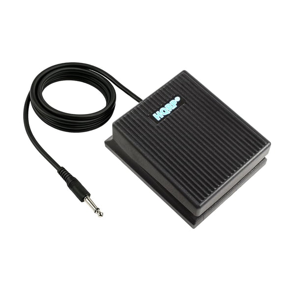 Interruptor de pie HQRP compatible con Alesis SR-16 SR-18 Roland CR-1000
