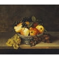 thumbnail image 2 of Peale, Rubens 23x20 White Modern Wood Framed Museum Art Print Titled - Still Life With Crystal Compote, 2 of 4