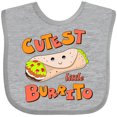 thumbnail image 3 of Inktastic Cutest Little Burrito Boys or Girls Baby Bib, 3 of 4