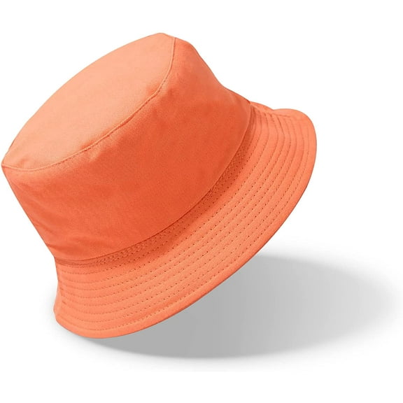 Solid Color Bucket Hat UnisexSolid (Orange)