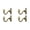4 Pack Khaki, variant on Solid Metal Wall Hooks 2 Pack with Screws,Heavy-Duty Decorative Coat Hooks with Antique Floral Design,Rustproof Hangers for Bathroom,Entryway,Bedroom,Closet