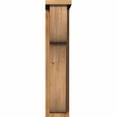 thumbnail image 2 of 6"W x 12"D x 28"H Carmel Rough Sawn Corbel w/Backplate, Western Red Cedar, 2 of 9