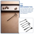 thumbnail image 5 of Sand Rake Table Mini Imagination Miniature Garden Decoration Tray Zen Kit 9 Pcs, 5 of 6