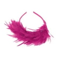 thumbnail image 5 of Unique Bargains 1 Pc Headband Feathers Hair Accessories for Women Rose Purple, 5 of 5