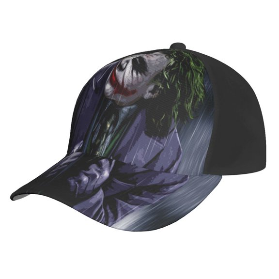 Unisex Joker Baseball Cap Adjustable Trucker Hat for Running Sports Hiking Camping