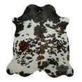 thumbnail image 3 of Original Tricolor Cowhide Rug, 6x8 ft, Genuine Leather, Natural Cowhide for Modern & Rustic Decor, 3 of 7