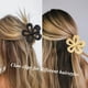 thumbnail image 3 of 8 pinzas para el pelo con forma de flor, bonitas pinzas para el pelo para cabello de grosor medio, pinzas de sujeción fuerte ABS para el pelo, pinzas grandes antideslizantes para mujeres y niñas, 3 of 4