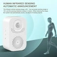 thumbnail image 5 of Voice Prompt Doorbell Sensor - Welcome Reminder Alarm for Store, Mall and Home Security Notification | USB Charging, 5 of 9