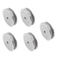 thumbnail image 2 of Methold Paquete de 5 polea de correa dentada de 60 dientes, diámetro interior de aleación de aluminio de 5mm, rueda de repuesto para impresora 3D Kits de mantenimiento de impresoras, 2 of 6