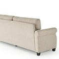 thumbnail image 4 of Zinus Josh Traditional Modern 3-Seater Upholstered Sofa Couch, Beige, 4 of 9