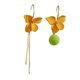 thumbnail image 3 of Jumpingount Pendientes largos de borla, colgante de bola de flores, aniversario de boda asimétrico, joyería delicada, regalos para niñas y Ropa, zapatos y accesorios Miscelánea, 3 of 6