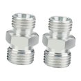 thumbnail image 2 of koolsoo Fittings Adapters Easy Installation Compact for Mini Excavators Hose Connect 2pcs, 2 of 9