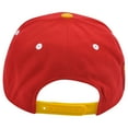 thumbnail image 2 of Zephyr China Country Flag Super Star Adjustable Snap Back Two Tone Red Hat Cap, 2 of 2