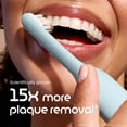 thumbnail image 2 of quip Ultra Lite Sonic Toothbrush Timed Electric Toothbrush with Case 15x More Plaque Removal EasyClick Brush Pod 3 Intensities 30 Day Battery Life Charge Air, 2 of 9