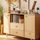 thumbnail image 5 of Beech Wood Drawer Knobs Cloud-Shaped Wooden Dresser Pulls, 5 of 5