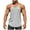 A-Gray, variant on Wyobmus Men's Cotton Tank Tops High Stretch Lightweight Quick Dry Sport Shirt Solid Round Neck Sleeveless Workout Gym Tankshirt A-Olive Green