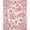 Red, Pattern 4, variant on ODIKA Chinoiserie Toile Wildlife Refined Tone Repeating European Tiger for King Size Bedroom, Master Suite, Under Bed, Foldable Easy Care